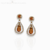 Grand Jewelled Jaune - Earrings